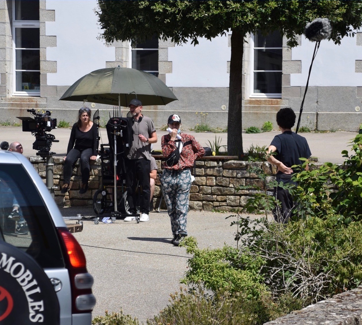 Tournage du court métrage "Les Brebis ne savent pas nager"