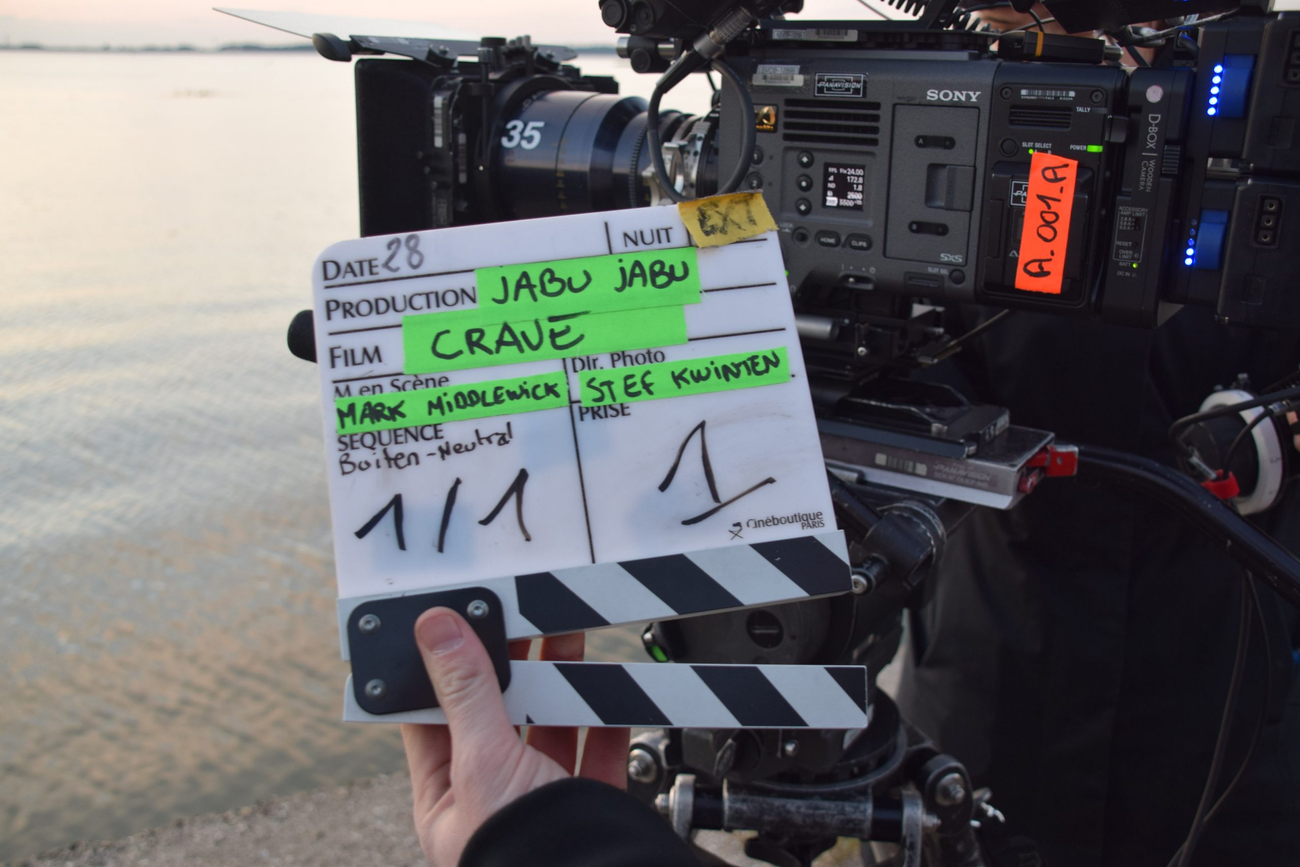Tournage du court métrage "Crave"