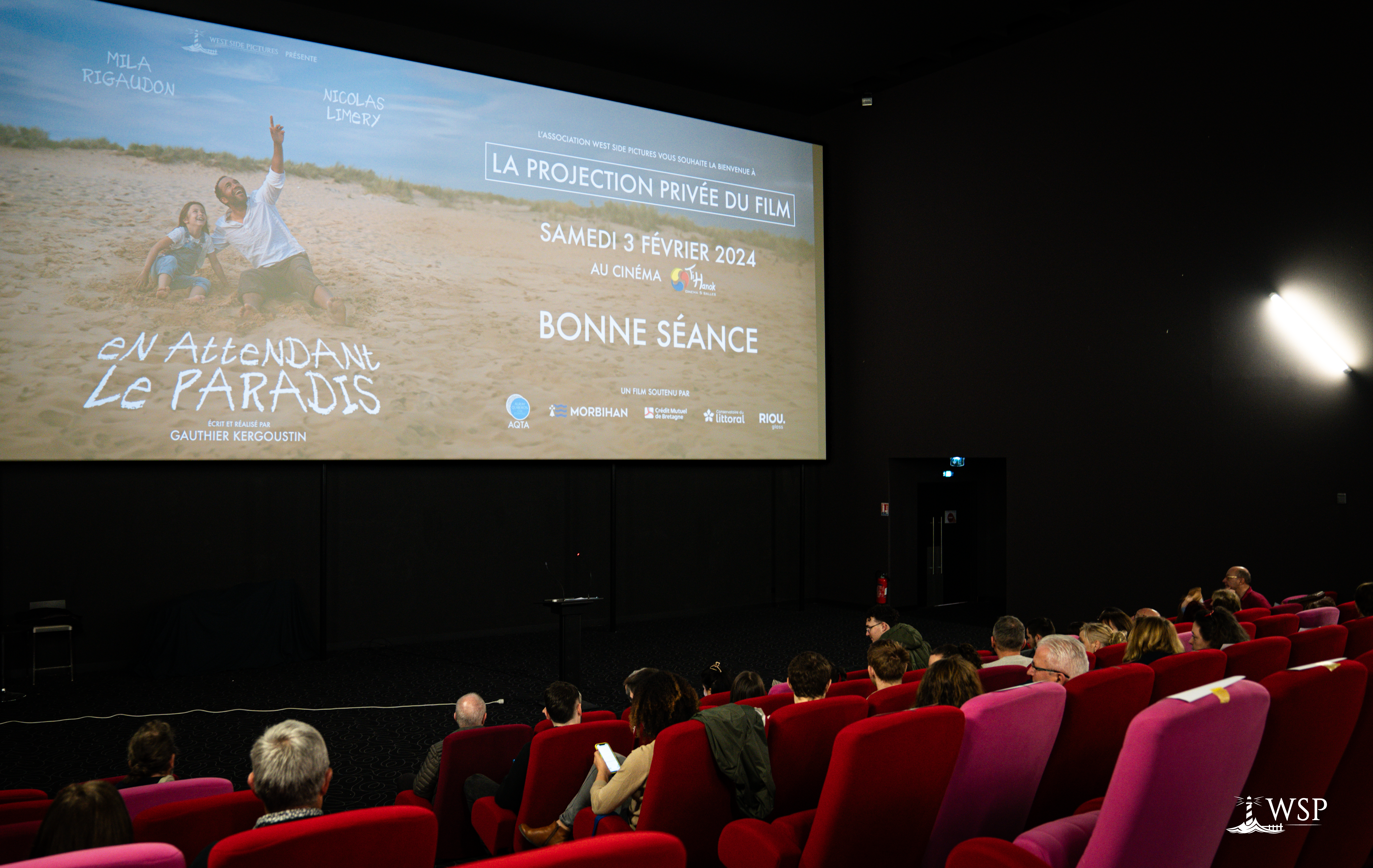 Projection privée du court métrage "En attendant le paradis"